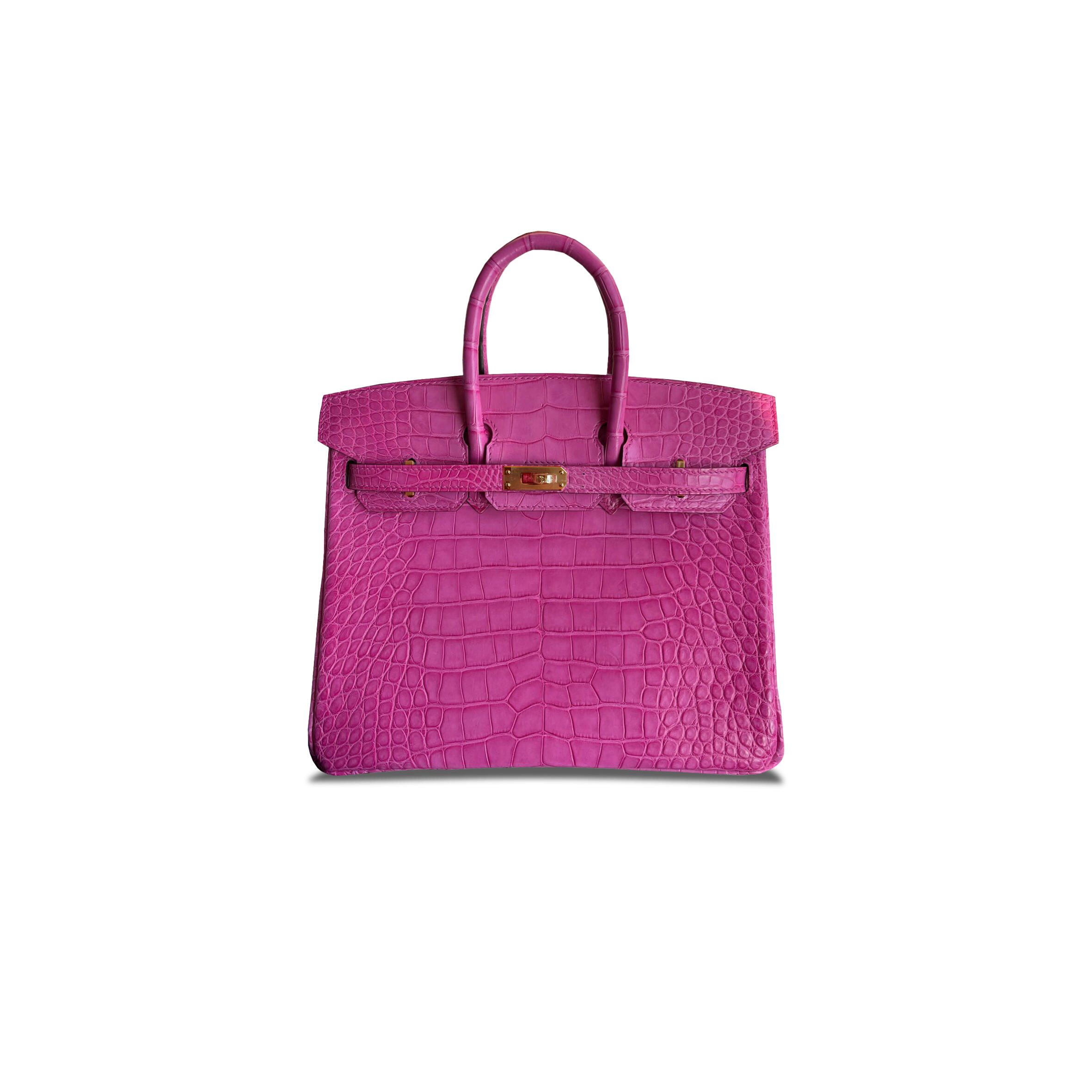 H**me5 MASTER BIRKIN 35 CROCODILE LEATHER PINK GOLD BUCKLE H041367CK1V (35*28*18cm) Master Quality